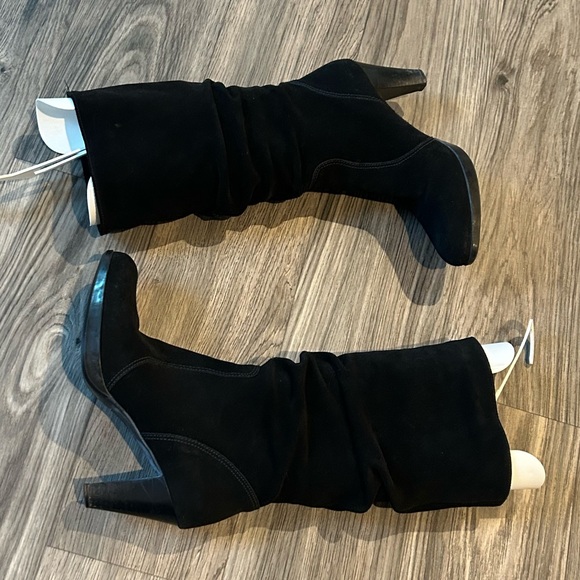 La Canadienne Mercedes Suede Black Boots 8.5 M - Picture 3 of 6